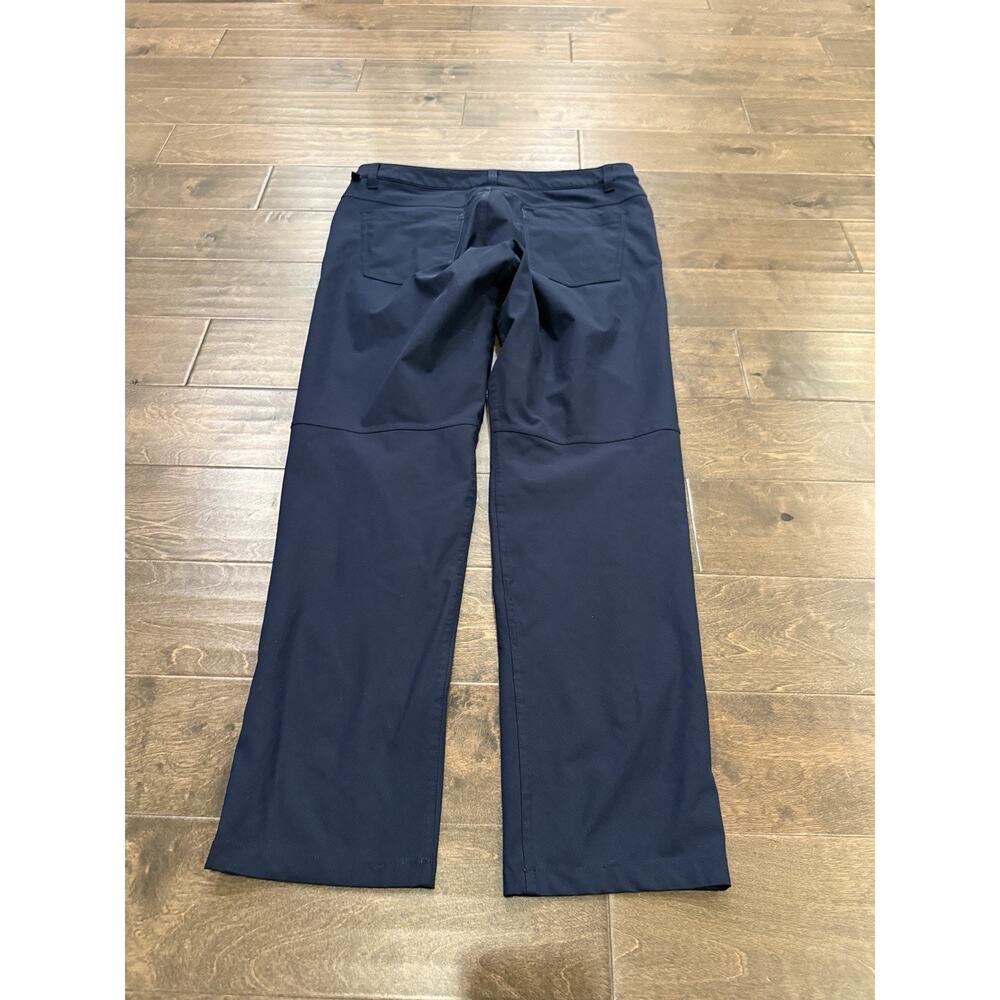Lululemon ABC Classic-Fit Mens Navy Blue 5 Pocket Chino Pants Size 33 - Picture 3 of 9